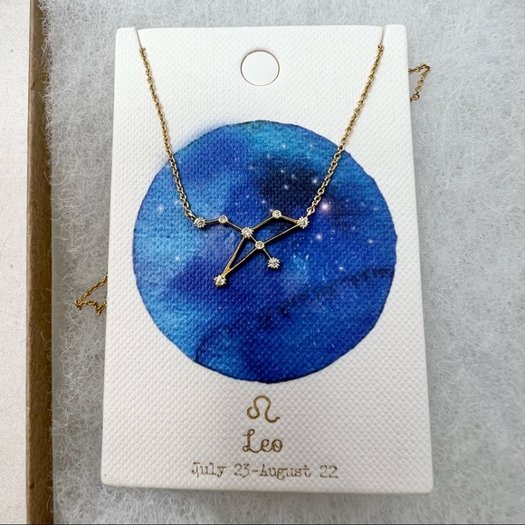 NWT Leo Zodiac Constellations Necklace - Picture 2 of 8